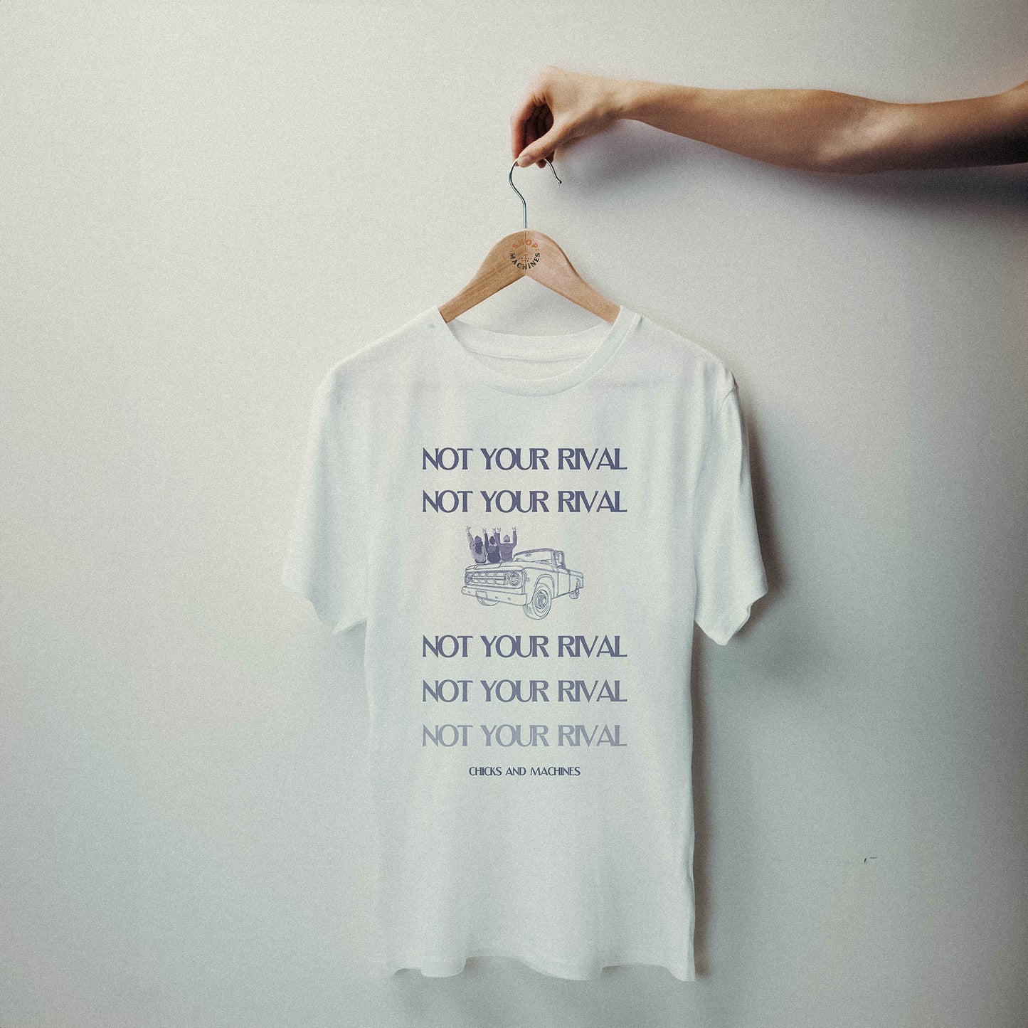 T-Shirt Blanc- NOT YOUR RIVAL